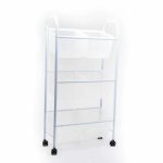 CHARIOT  EN METAL - RANGEMENT DE LA SALLE DE BAIN - Mr Bricolage : Outillage, Jardinage, Animalerie, Electricité