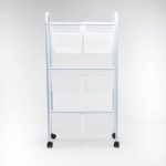 CHARIOT  EN METAL - RANGEMENT DE LA SALLE DE BAIN - Mr Bricolage : Outillage, Jardinage, Animalerie, Electricité
