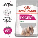 CROQUETTE CHIEN MINI EXIGENT 3 KG  - SEC POUR CHIEN - Mr Bricolage : Outillage, Jardinage, Animalerie, Electricité