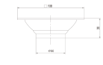 SIPHON 10 X 10 CM DE SOL ANTI-ODEUR, ACIER INOXYDABLE DE HAUTE QUALITÉ DOUBLE -LIN LL7006 - MECANISME DE VIDAGE - Mr Bricolage : Outillage, Jardinage, Animalerie, Electricité