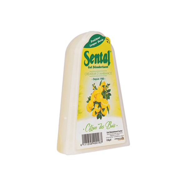 DÉSODORISANT GEL 130 G CITRON-SENTAL - DESODORISANT - Mr Bricolage : Outillage, Jardinage, Animalerie, Electricité