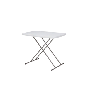 Table Pliante Rectangulaire 74X49,5X48Cm Blanc Cassé