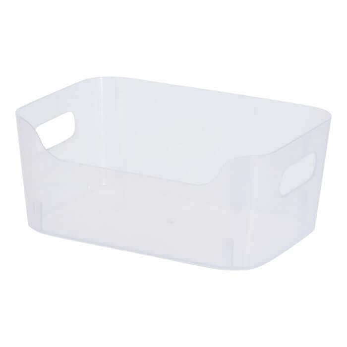 Panier De Rangement Transparent 19X13X8 Cm - Mr.Bricolage Maroc