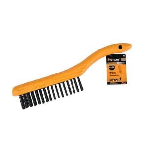 BROSSE METALLIQUE 4CM X 16CM 4 RANGS EN ACIER NOIR - Brosse - Mr Bricolage : Outillage, Jardinage, Animalerie, Electricité