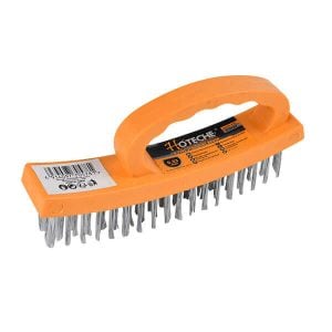 Brosse métallique 4x18 cm poignée de plastique