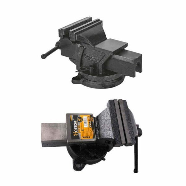 ETAU D’ETABLI 100MM 5,5 KG BASE PIVOTANTE - Etaux - Mr Bricolage : Outillage, Jardinage, Animalerie, Electricité