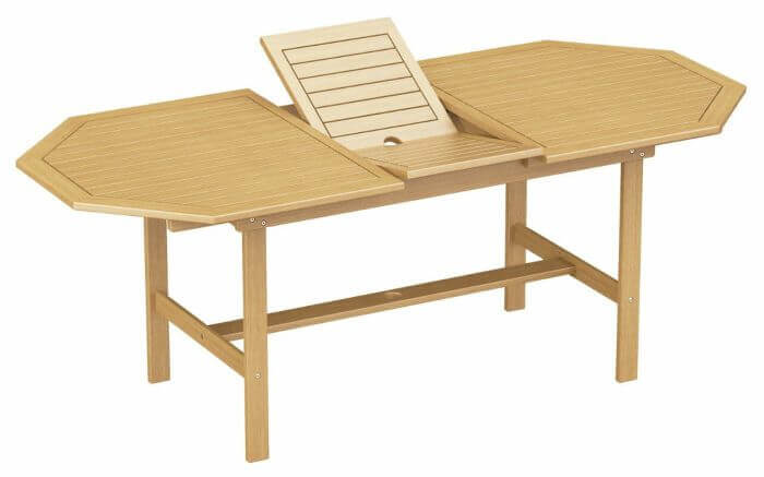 TABLE OCTOGONALE EN ACACIA - SALON DE JARDIN ET TABLE ET CHAISE - Mr Bricolage : Outillage, Jardinage, Animalerie, Electricité