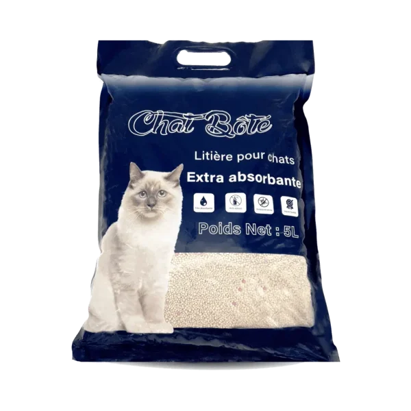 Litiere Absorbante 5L Chat Bote Sans Parfum