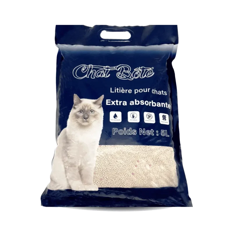 Litiere Absorbante 5L Chat Bote Sans Parfum – Image 1