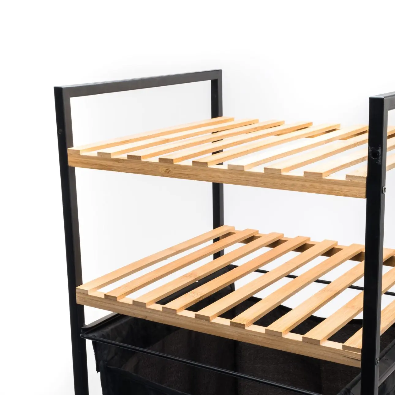 ETAGÈRE SALLE DE BAIN 2 NIVEAUX AVEC PANIER A LINGE 38 x 32.5 x 89.5 CM - Nouveautés - Mr Bricolage : Outillage, Jardinage, Animalerie, Electricité