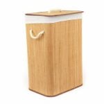 PANIER À LINGE PLIABLE EN BAMBOU - BUANDERIE - Mr Bricolage : Outillage, Jardinage, Animalerie, Electricité