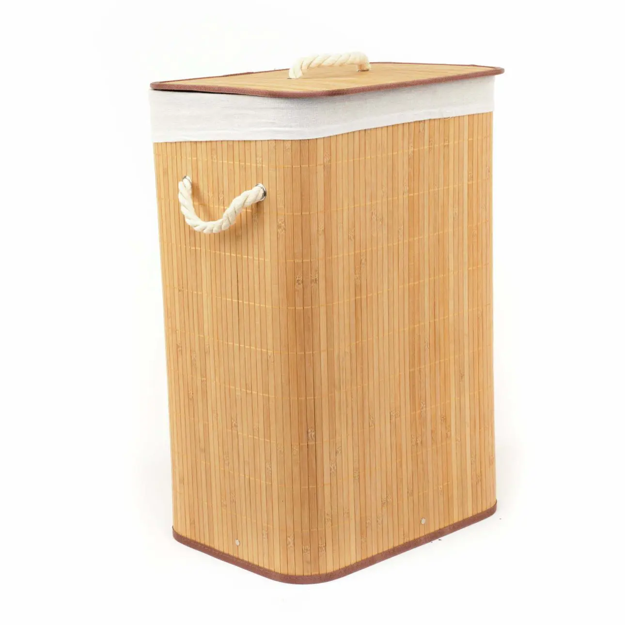 PANIER À LINGE PLIABLE EN BAMBOU - BUANDERIE - Mr Bricolage : Outillage, Jardinage, Animalerie, Electricité