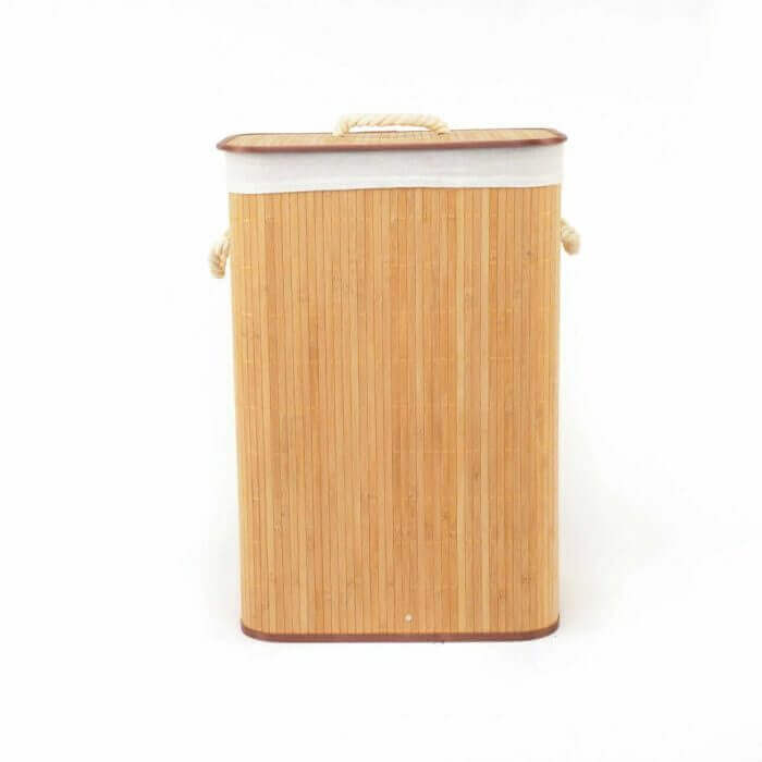 PANIER À LINGE PLIABLE EN BAMBOU - BUANDERIE - Mr Bricolage : Outillage, Jardinage, Animalerie, Electricité