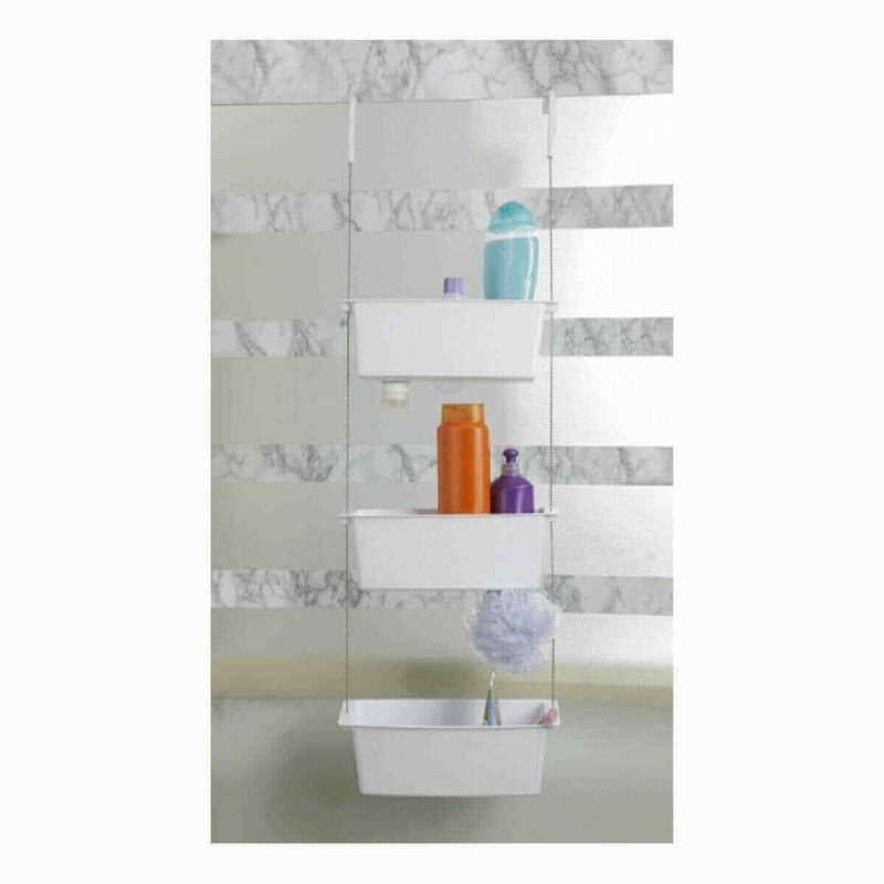 RANGEMENT SALLE DE BAIN SUSPENDU BLANC  RANGEMENT DE LA SALLE DE BAIN  Mr Bricolage : Outillage, Jardinage, Animalerie, Electricité