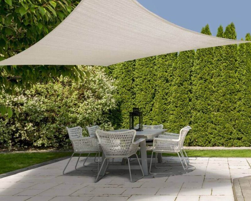 937240 TOILE D’OMBRAGE CARRE PARASOL ET TONNELLE Mr Bricolage : Outillage, Jardinage, Animalerie, Electricité