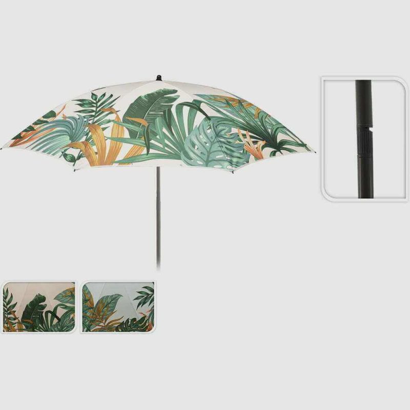 PARASOL DE PLAGE AVEC MOTIF  CAMPING ET ACCESSOIRES  Mr Bricolage : Outillage, Jardinage, Animalerie, Electricité