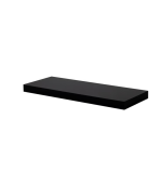Étagère Murale Noir Brillant 60×23,5Cm