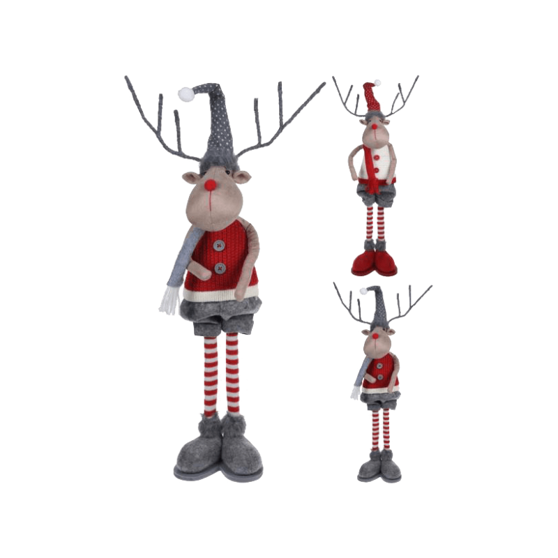 942454.png FIGURINE DE RENNE EN POLYESTER POUR LA DÉCORATION DE NOËL OBJET DECO Mr Bricolage : Outillage, Jardinage, Animalerie, Electricité