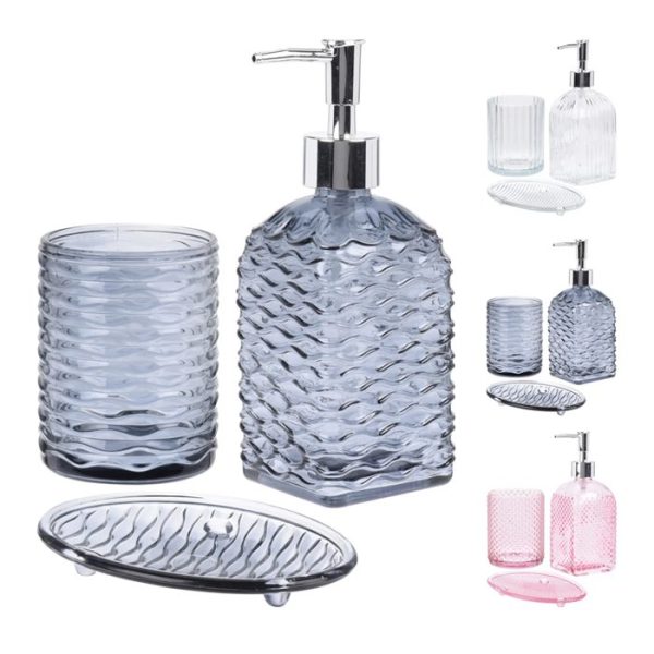 Set Accessoires Salle De Bain 3 Pièces