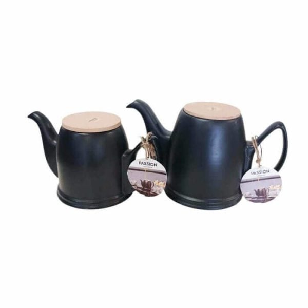 THÉIÈRE  AVEC COUVERCLE EN BOIS 1000Ml - CUISINE - Mr Bricolage : Outillage, Jardinage, Animalerie, Electricité