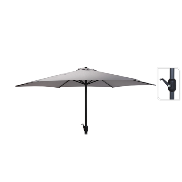 Parasol Dia 3Mtr Gris Clair