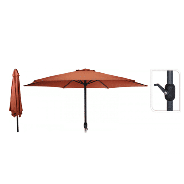 Parasol De Jardin 300 Cm Terre Cuit