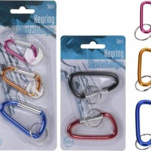 2 PORTE-CLÉS EN ALUMINIUM - CAMPING ET ACCESSOIRES - Mr Bricolage : Outillage, Jardinage, Animalerie, Electricité