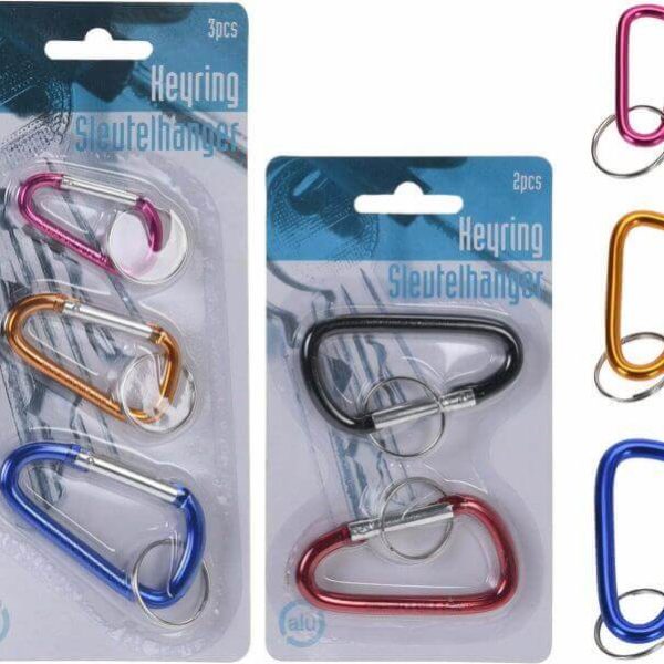 2 PORTE-CLÉS EN ALUMINIUM - CAMPING ET ACCESSOIRES - Mr Bricolage : Outillage, Jardinage, Animalerie, Electricité
