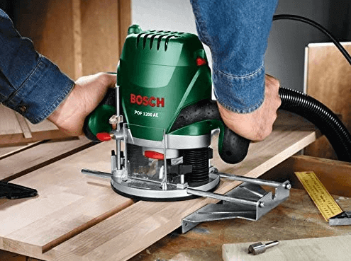 DEFONCEUSE BOSCH POF 1200AE/ 1200 WATTS - Défonceuse - Mr Bricolage : Outillage, Jardinage, Animalerie, Electricité