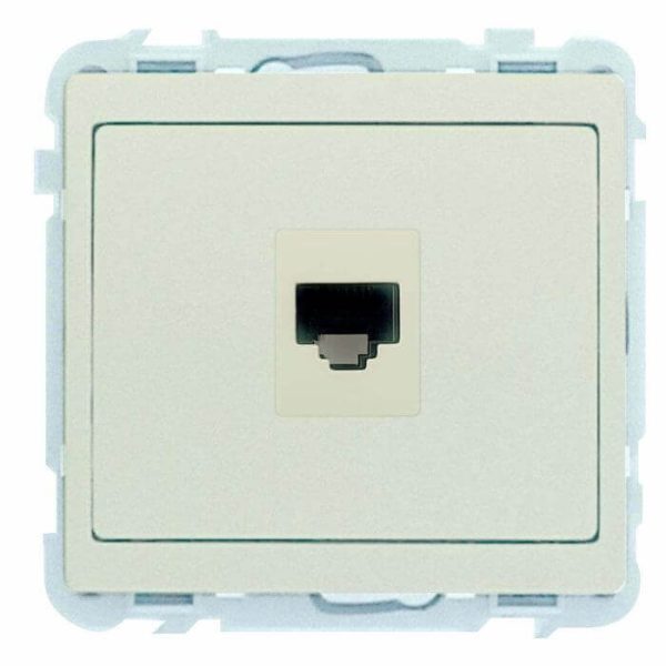 KIT PRISE INFORMATIQUE RJ45 CATEGORIE 6 UTP MARFIL - INTERRUPTEUR ET PRISE - Mr Bricolage : Outillage, Jardinage, Animalerie, Electricité