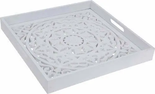 Plateau En Bois Mdf 40X40X5Cm