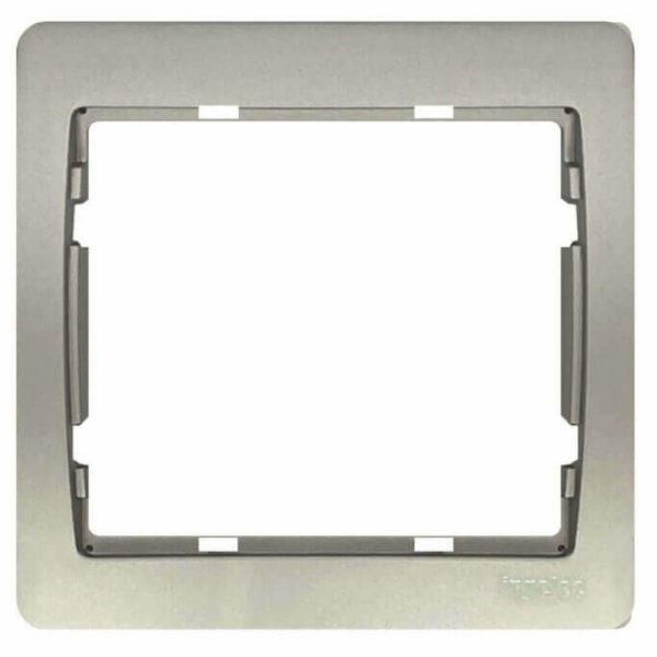 PLAQUE SIMPLE GRIS ARGENT JADE - INTERRUPTEUR ET PRISE - Mr Bricolage : Outillage, Jardinage, Animalerie, Electricité
