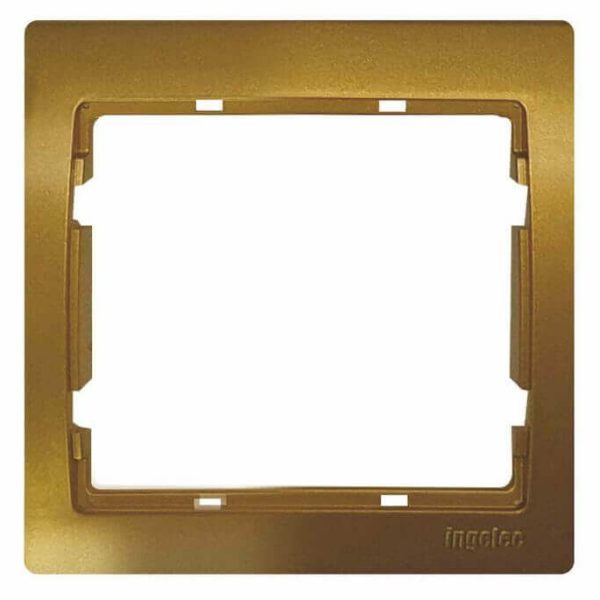 PLAQUE SIMPLE DOREE JADE - INTERRUPTEUR ET PRISE - Mr Bricolage : Outillage, Jardinage, Animalerie, Electricité