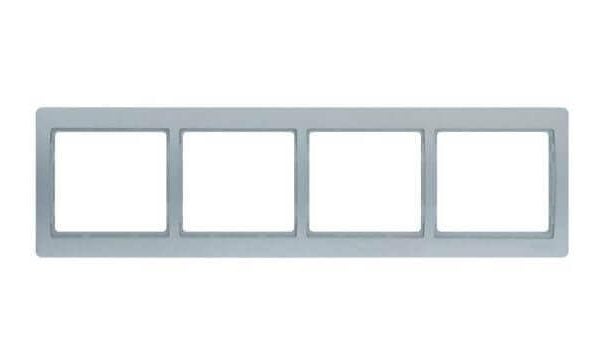PLAQUE QUADRUPLE HORIZONTALE GRIS ARGENT JADE - INTERRUPTEUR ET PRISE - Mr Bricolage : Outillage, Jardinage, Animalerie, Electricité