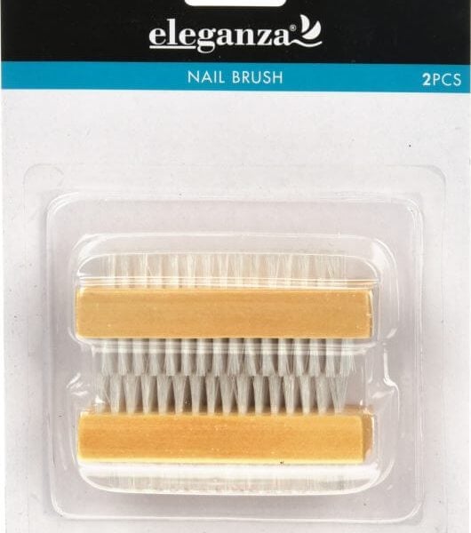 Brosses À Ongles En Bois 2 Pieces