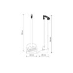 ENSEMBLE PELLE + BALAI AVEC MANCHE TP 186 - PELLE - Mr Bricolage : Outillage, Jardinage, Animalerie, Electricité