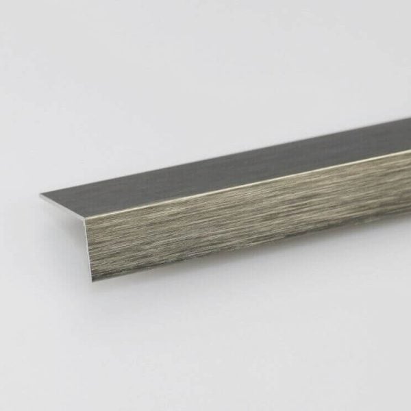 CORNIÈRE EN ALUMINIUM TITANIUM BROSSE  2000X10X10 MM - BRICOLER - Mr Bricolage : Outillage, Jardinage, Animalerie, Electricité