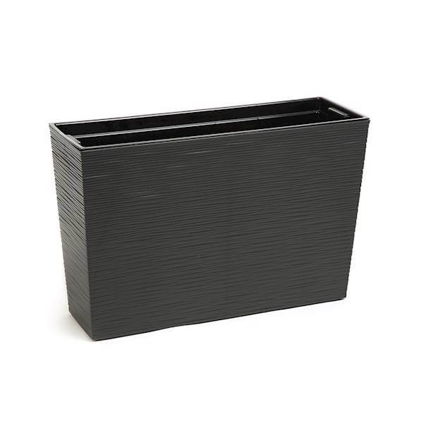 Pot De Fleurs Werbena Dimensions 19*56*36Cm Couleur Gris - Mr.Bricolage Maroc