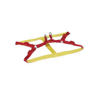 Harnais pour chien sangle en nylon rouge 20mm 50-70cm