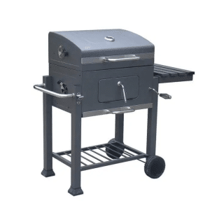 Barbecue au charbon de bois avec grille en fonte