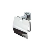 Porte-Papier Toilette Avec Couvercle Kalcyt Chrome