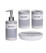 Set Accessoires Salle De Bain 4 Pièces