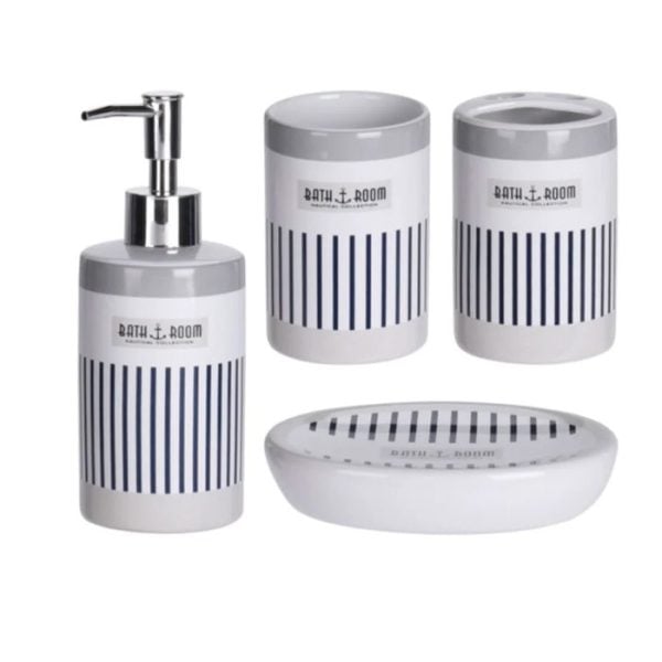 Set Accessoires Salle De Bain 4 Pièces