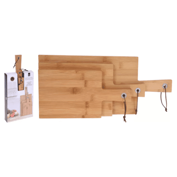 Set De Planches À Découper En Bambou