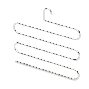 Cintre pour pantalons chrome
