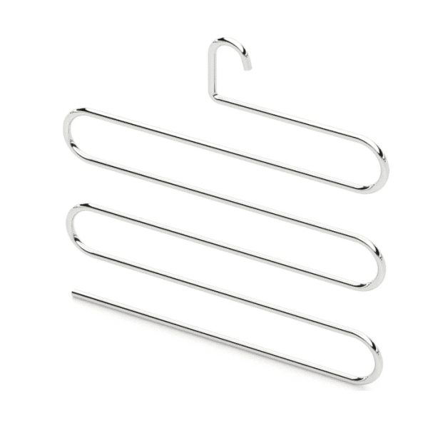 Cintre pour pantalons chrome