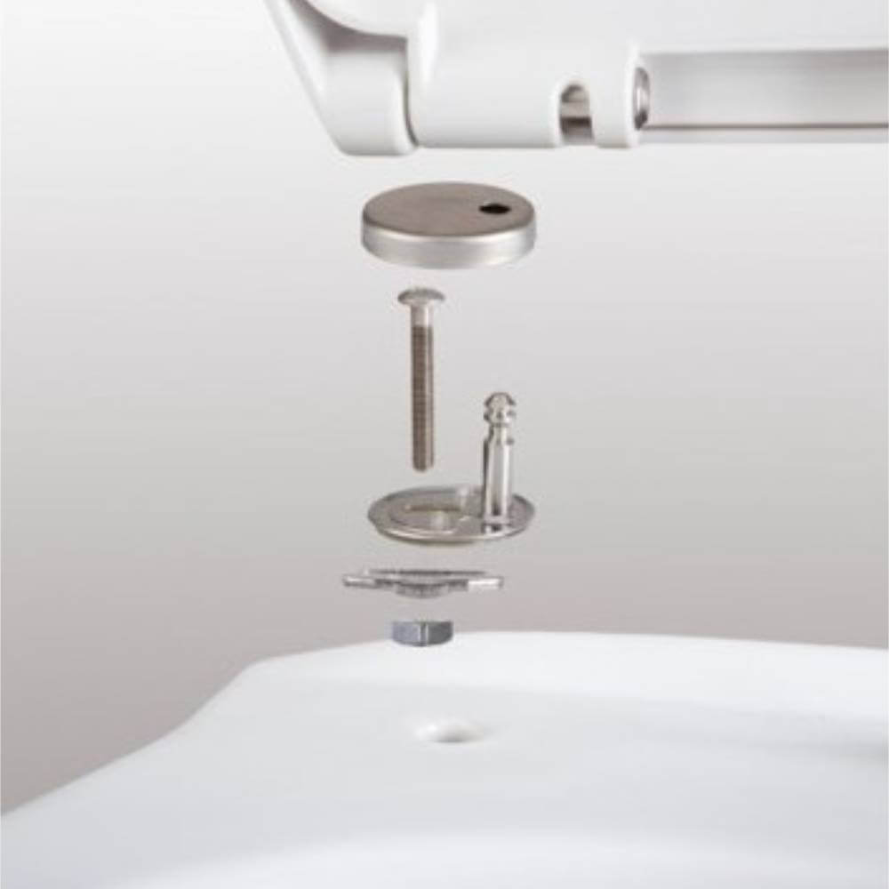 ABATTANT WC KAMELYA DUROPLAST FERMETURE LENTE - DÉCORER ⁄ ACCESSOIRES SALLE DE BAIN ⁄ BLANC - Mr Bricolage : Outillage, Jardinage, Animalerie, Electricité