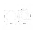 ABATTANT DUROP SARDUNYA AVEC CHARNIÈRES PLASTIQUE - DÉCORER ⁄ ACCESSOIRES SALLE DE BAIN ⁄ BLANC - Mr Bricolage : Outillage, Jardinage, Animalerie, Electricité
