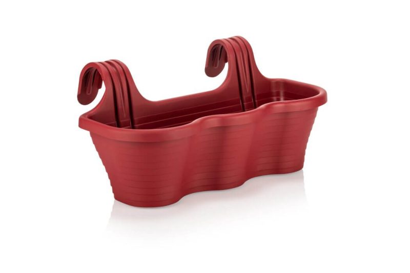 945005 Balconnière 10L En Plastique Rouge