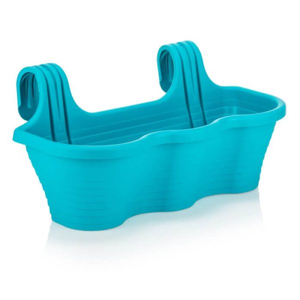 Balconnière 10L En Plastique Turquoise